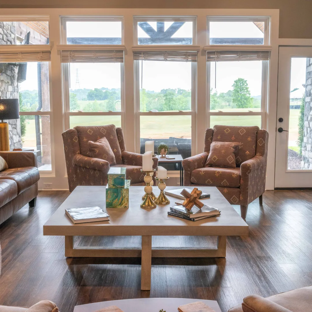 Interior of a move-in ready cottage at Tennessee National