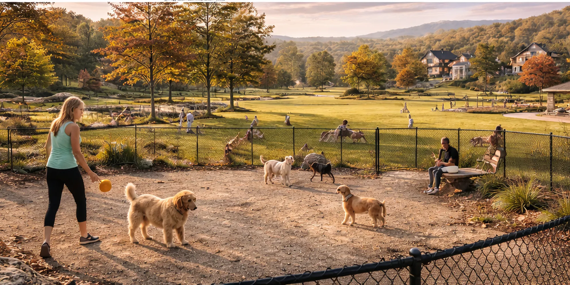 Community dog park