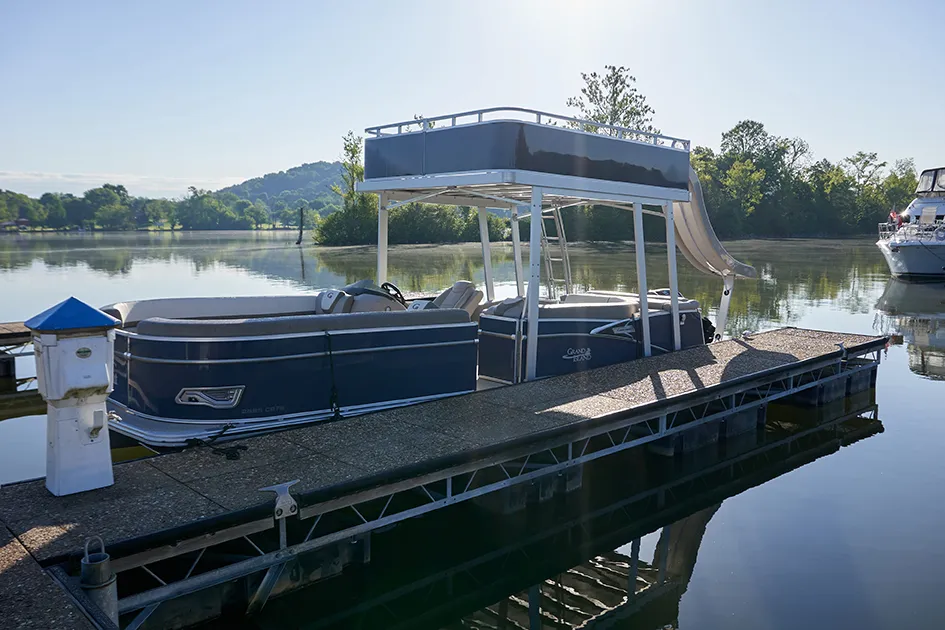 Double-decker party boat