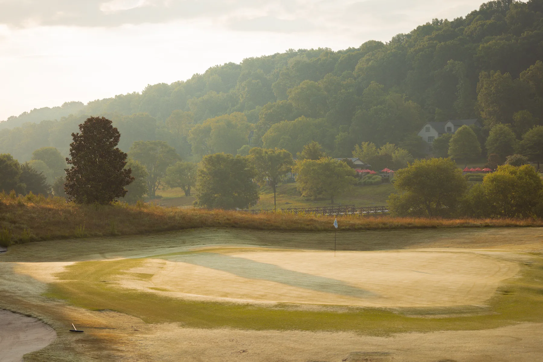 Golden sunrise over Watts Bar Lake near Tennessee National