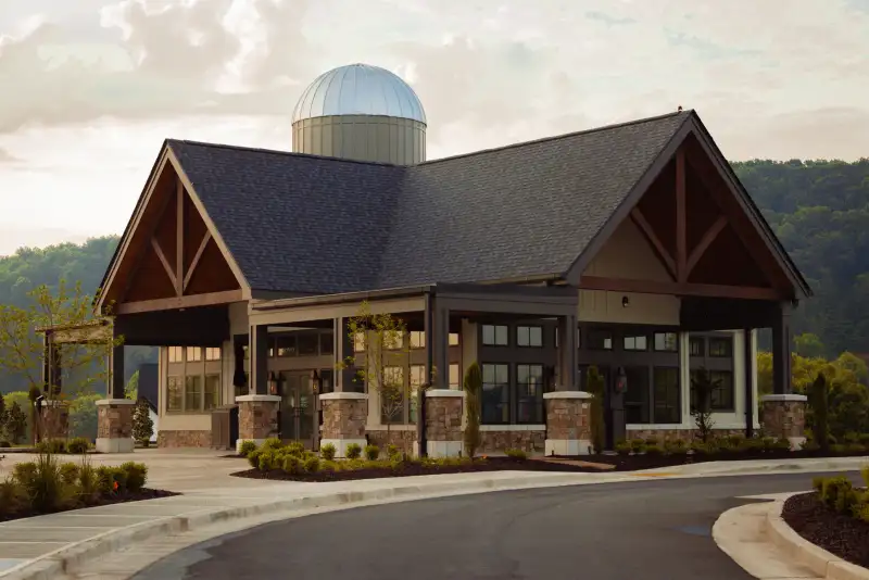 Sunrise panorama over Watts Bar Lake