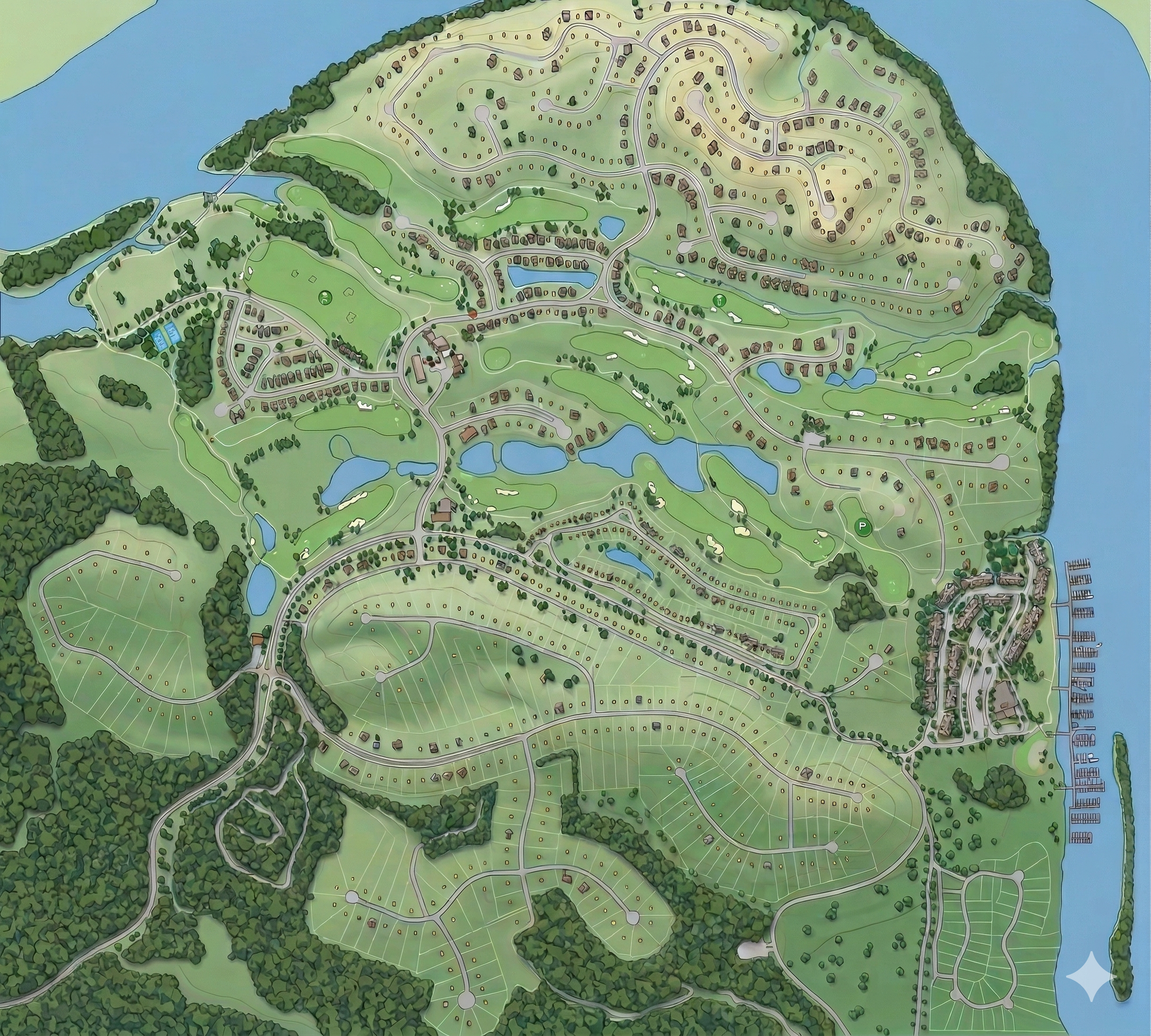 Tennessee National community map