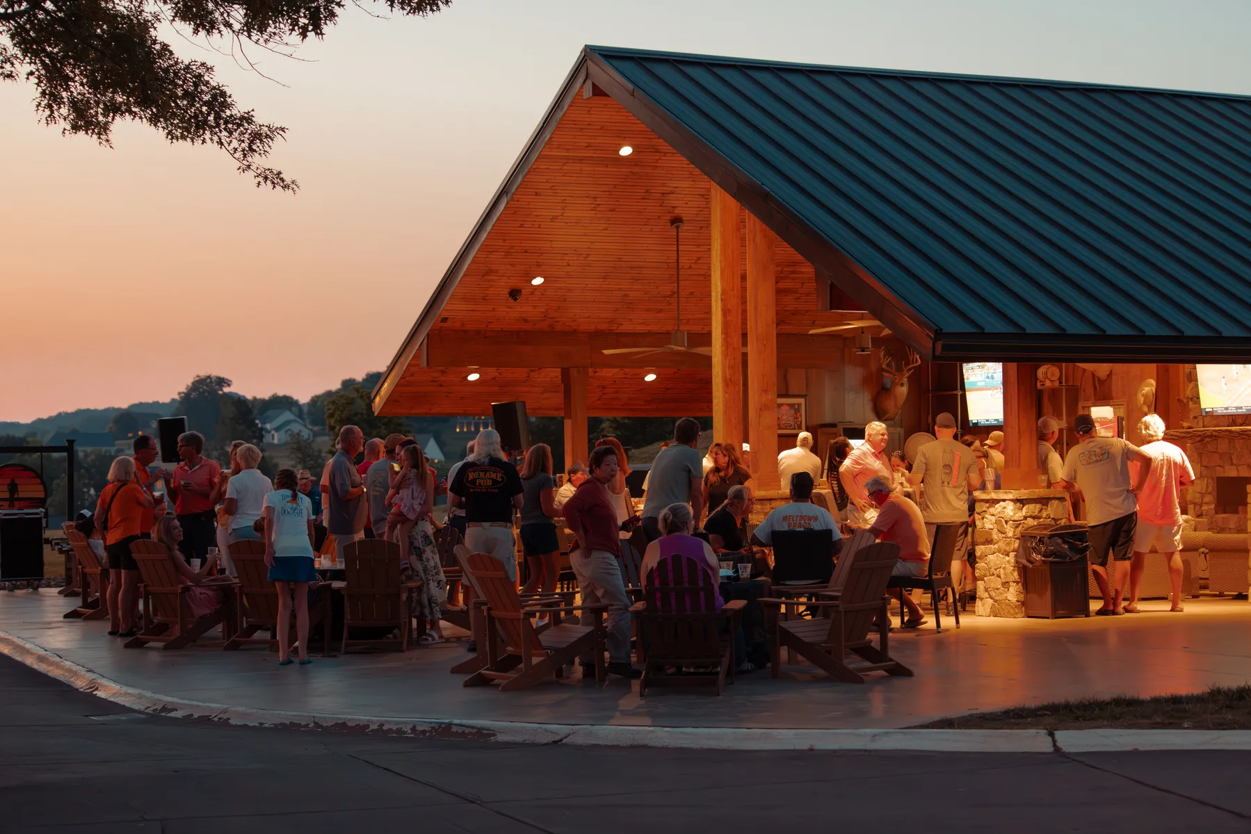 Sunset Saloon lake view