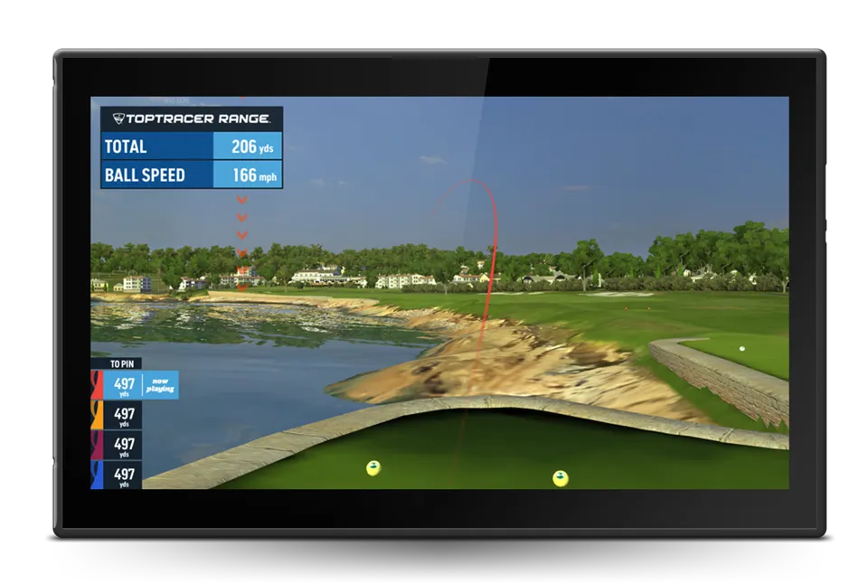 TopTracer driving range at Tennessee National golf clubhouse