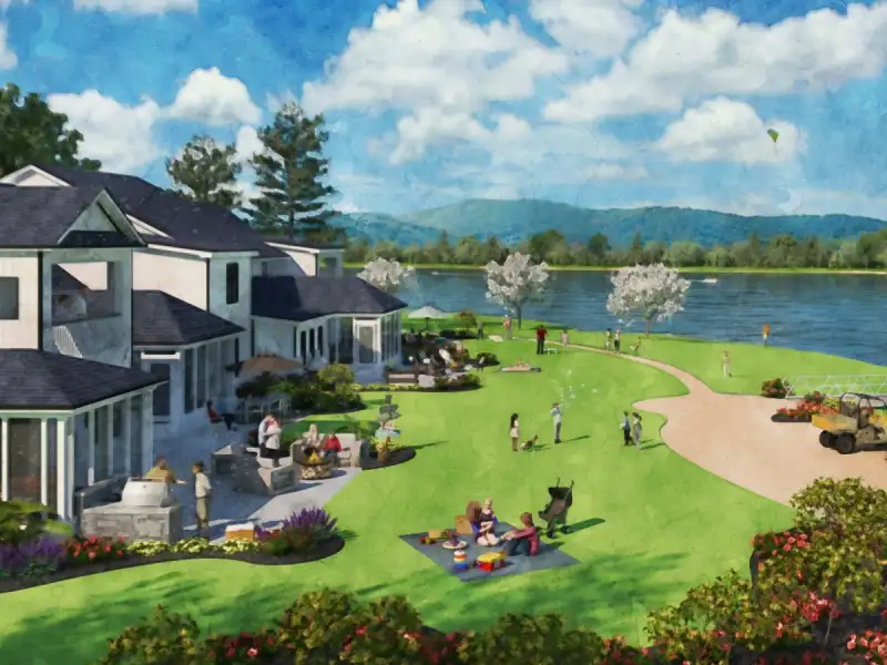 Modern townhome residences at Tennessee National community